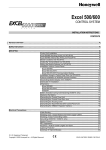 Honeywell 500-XCL5010 User's Manual