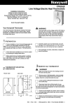 Honeywell CT62A User's Manual