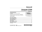 Honeywell CT3550 User's Manual