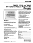 Honeywell CHRONOTHERM T8600D User's Manual