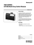 Honeywell 7800 User's Manual
