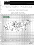 Honda FS7054 User's Manual