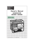 Honda EB3000 User's Manual