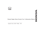 Honda Civic User's Manual