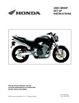 Honda 2005 CB900F User's Manual