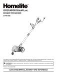 Homelite UT45100 User's Manual