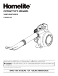 Homelite UT08512B User's Manual