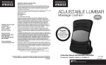 HoMedics CUV-200 CUV-200-1 User's Manual