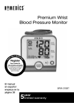 HoMedics BPW-370BT Downloadable Instruction Book