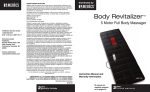 HoMedics IB-VM150A User's Manual