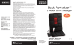 HoMedics VC-150 User's Manual
