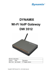 Home Dynamix DW 3512 User's Manual