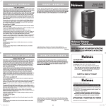 Holmes HCH4953 User's Manual