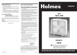 Holmes HABF200 User's Manual