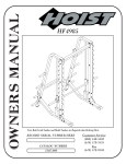 Hoist Fitness HF4985 User's Manual