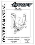 Hoist Fitness RS-1301 User's Manual