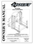 Hoist Fitness CF-3754 User's Manual