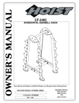 Hoist Fitness CF-3465 User's Manual