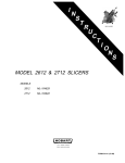 Hobart ML-104822 User's Manual