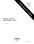 Hobart HM1200 User's Manual