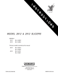 Hobart 2812 ML-104959 User's Manual