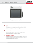 Hitachi WT-1 User's Manual