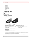 Hitachi VM-E56A User's Manual