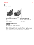 Hitachi VM-E310A User's Manual