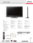 Hitachi UT47V702 User's Manual