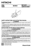 Hitachi SB 8V2 User's Manual