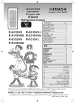 Hitachi Refrigerator R-S31SVH User's Manual