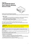 Hitachi Projector CP-X615 User's Manual