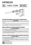 Hitachi 60MA User's Manual