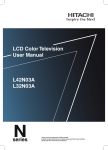 Hitachi L32N03A User's Manual