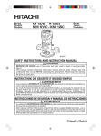 Hitachi KM 12SC User's Manual