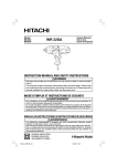 Hitachi 22SA User's Manual