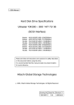 Hitachi HUS103014FL3800 User's Manual