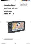 Hitachi MMP-501B User's Manual