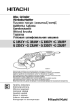 Hitachi G23SCY User's Manual