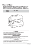 Hitachi EC119 OM User's Manual