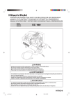 Hitachi EC 189 User's Manual