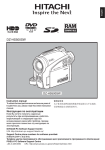 Hitachi DZ-HS500SW User's Manual