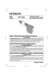 Hitachi 10DL User's Manual