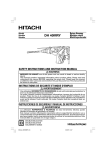 Hitachi Koki USA 40MRY User's Manual