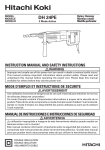 Hitachi Koki USA DH 24PE User's Manual