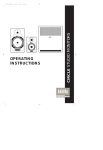 HHB comm CIRCLE STUDIO MONITORS User's Manual