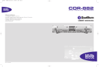 HHB comm CDR-882 User's Manual