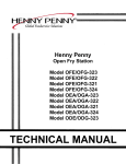 Henny Penny ODE/ODG-323 User's Manual