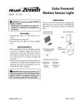Heath Zenith SL-7210 User's Manual