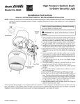 Heath Zenith SL-5660 User's Manual